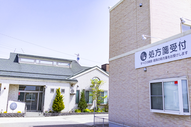 病院のガラス交換工事